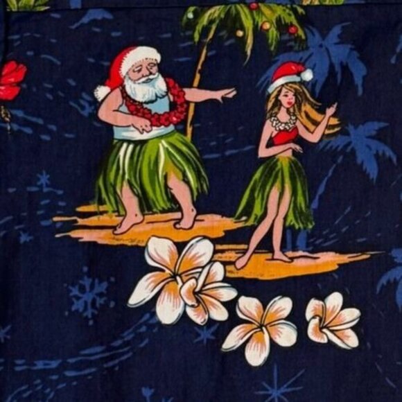 Hawaii Hangover Kids Hawaiian Print Outfit Boys 4 Christmas Santa Shorts Shirt - Picture 2 of 9